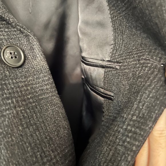 Uniqlo Charcoal Topcoat Size S - Picture 6 of 7